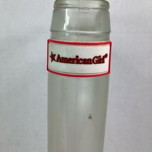 American Girl Peekaboo Willies Clear/Pink Calf Rain Boots Girl Rubber Size 12/13 - Picture 10 of 10